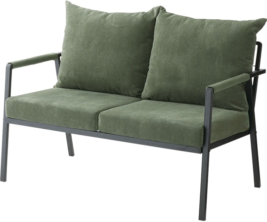 東谷 ソファ2P グリーン RTO-462GR 1個(ご注文単位1個)【直送品】