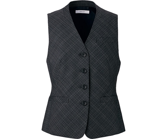 カーシーカシマ ENJOY ベスト CLASSICO GLEN PLAID グレー 11号 EAV806 1枚（ご注文単位1枚）【直送品】