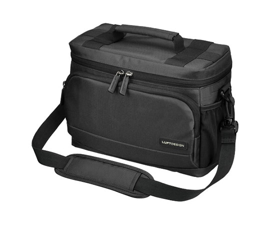 アズワン ルフトデザイン アーバンウォーカー ショルダーバッグM ブラック SLD-UW-SBMBK 1個（ご注文単位1個）【直送品】