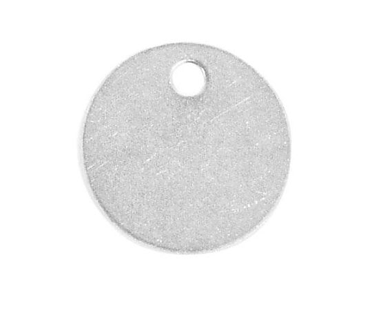 エスコ 28mm    タグブランク(アルミ 丸/10枚) EA591HG-2 1PACK(ご注文単位1PACK)【直送品】