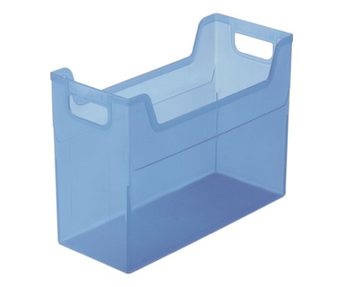 ナカバヤシ キャパティE4ファイルボックス クリアブルー FB-E4-CBN 1個(ご注文単位1個)【直送品】