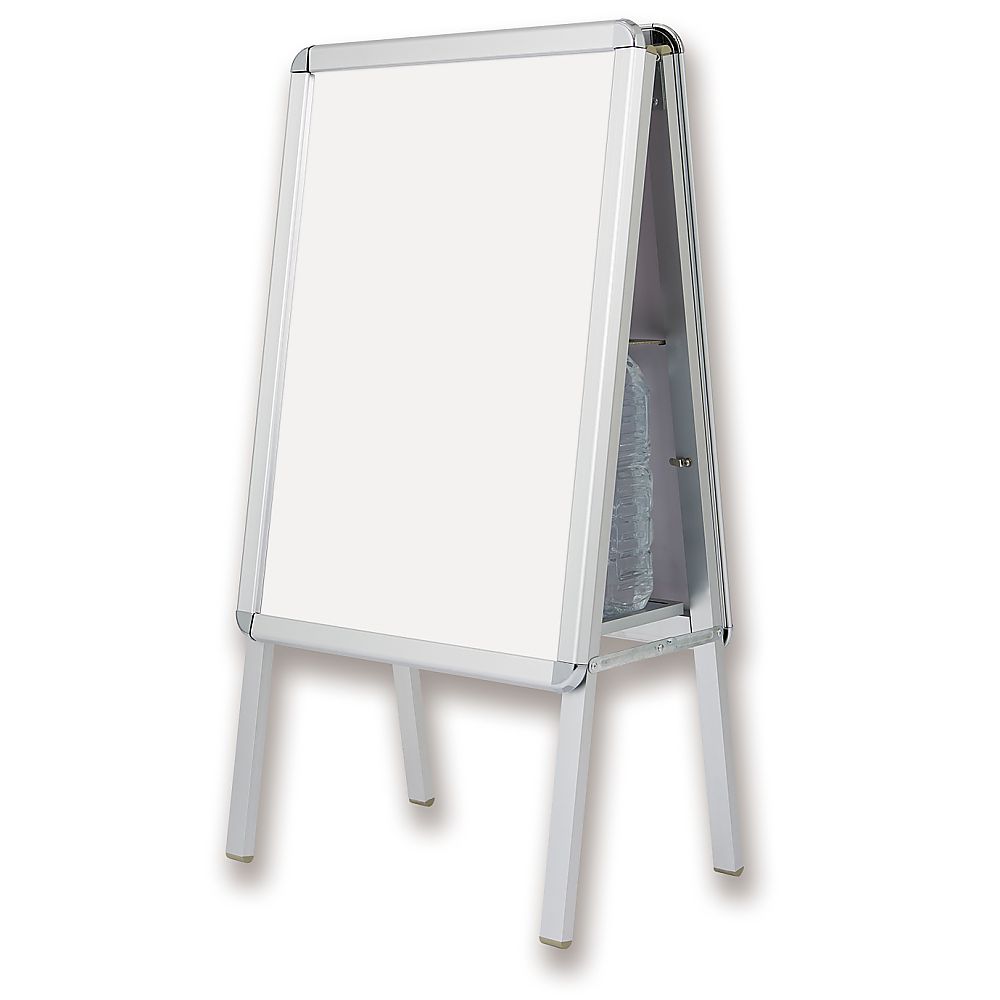 アスカ 転倒防止アルミ枠 ポスタースタンド 両面A2 APS-A2 1台（ご注文単位1台）【直送品】