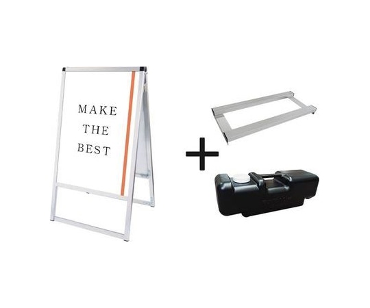 常磐精工 バリウススタンド看板 B2両面 ウエイトアーム・水タンクセット VASKAC-B2R-3SET 1個（ご注文単位1個）【直送品】