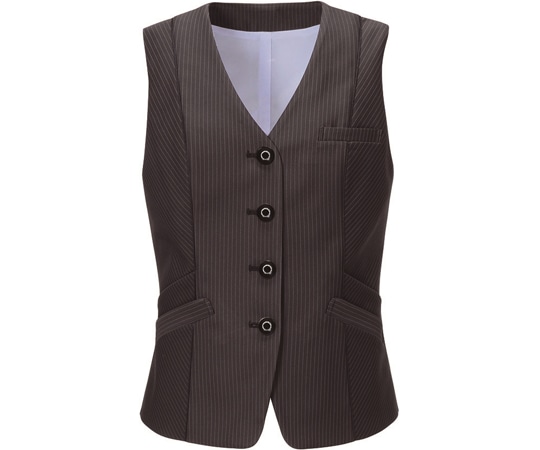 カーシーカシマ ENJOY ベスト CAN-DO KNIT チャコール 13号 EAV861 1枚（ご注文単位1枚）【直送品】