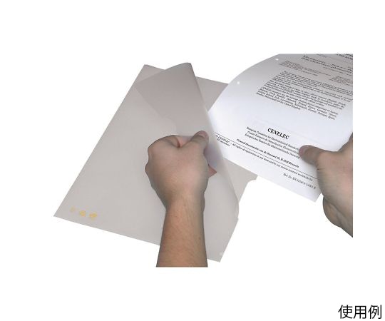 DESCO クリアホルダー 静電気拡散性 A42 5枚 238775 1個 (ご注文単位1個)【直送品】