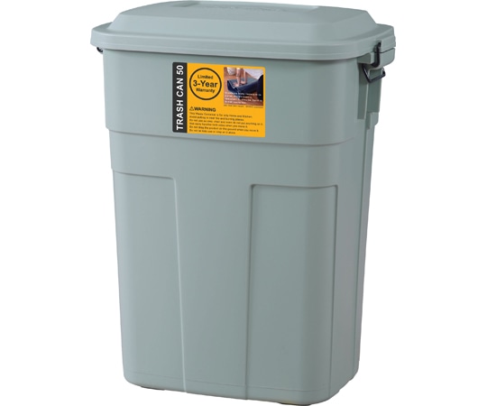 東谷 トラッシュカン50L グリーン LFS-936GR 1個(ご注文単位1個)【直送品】