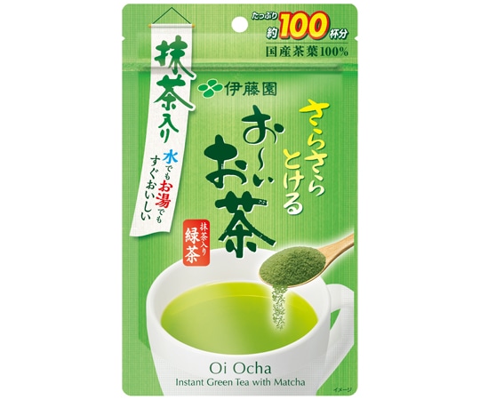 伊藤園 お~いお茶 さらさらとける 抹茶入り緑茶 80g 1ケース(6袋入)  1ケース※軽（ご注文単位1ケース）【直送品】