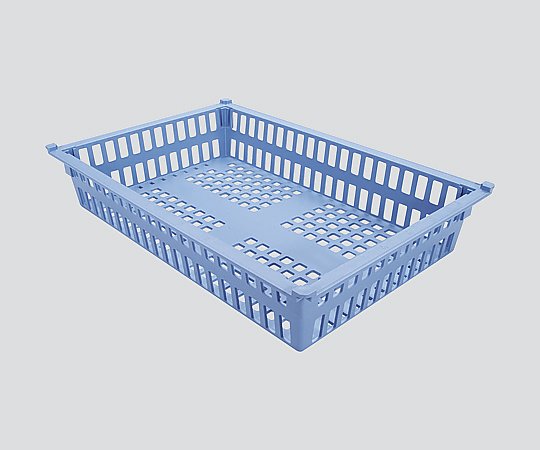サカセ バスケット(モジュールシリーズ) 64-10タイプ(深さ10cm)帯電防止 ブルー PB64-10 BU 1個 (ご注文単位1個)【直送品】