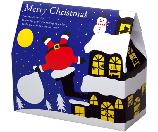 ヤマニパッケージ 贈答箱 サンタタウン M 100枚 20-1952 1ケース（ご注文単位1ケース）【直送品】