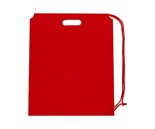 三和 不織布ショルダーバッグ レッド 1ケース(500枚入) SW4049-28 1ケース(ご注文単位1ケース)【直送品】