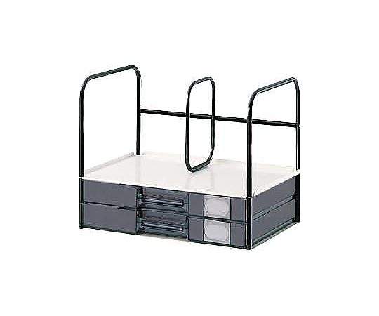 アズワン 343x243x274mm 引き出し付机上ラック EA954HC-105 1台(ご注文単位1台)【直送品】