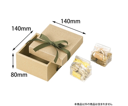 ヤマニパッケージ 贈答箱 ナチュラルBOX30号 140角 ヒモ付 100枚 16-30 1ケース（ご注文単位1ケース）【直送品】
