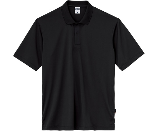 ボンマックス 5.6オンスリサイクルポリエステルポロシャツ(ポリジン加工)MS3124 ブラック S  1枚（ご注文単位1枚）【直送品】