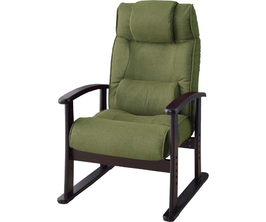 東谷 楽々チェア グリーン RKC-38GR 1個（ご注文単位1個）【直送品】