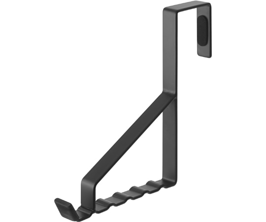 山崎実業 ドアハンガー スマート 6連 ブラック 2763 1個（ご注文単位1個）【直送品】