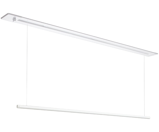 川口技研 ホスクリーン 天井付け室内物干し金物 昇降式 ホワイト URB-L-W 1台（ご注文単位1台）【直送品】