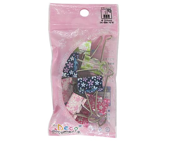 ミツヤ デコドキュWクリップ中 さくら 8個×5箱入 DD-SK-M 1ケース（ご注文単位1ケース）【直送品】