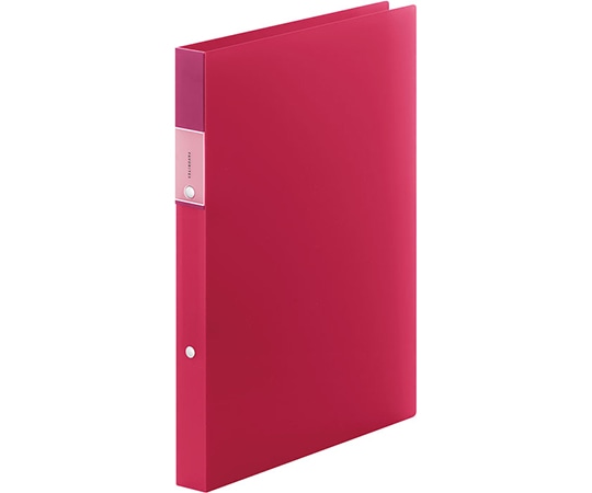 キングジム FV リングファイル(透明) 赤 FV621T 1冊(ご注文単位1冊)【直送品】