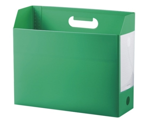 セキセイ アドワン ボックスファイル グリーン AD-2651-30 1冊(ご注文単位1冊)【直送品】