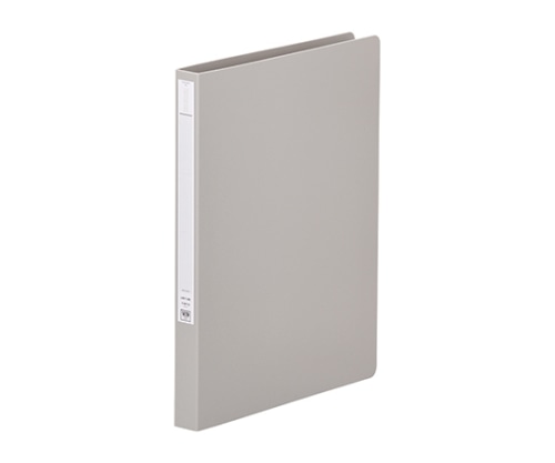 LIHITLAB パンチレスファイル<HEAVY DUTY> 12グレー F-367 F367-12 1冊(ご注文単位1冊)【直送品】