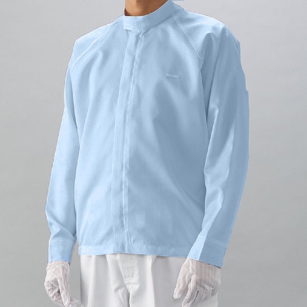 ガードナー スタンダード クリーン上着(青) 袖口カフス Mサイズ CJ2007-2 1枚 (ご注文単位1枚)【直送品】