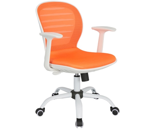 カグクロ メッシュチェアCF(肘付)背:オレンジ座:オレンジ(シフォン) CF-40-A-OROR 1個(ご注文単位1個)【直送品】