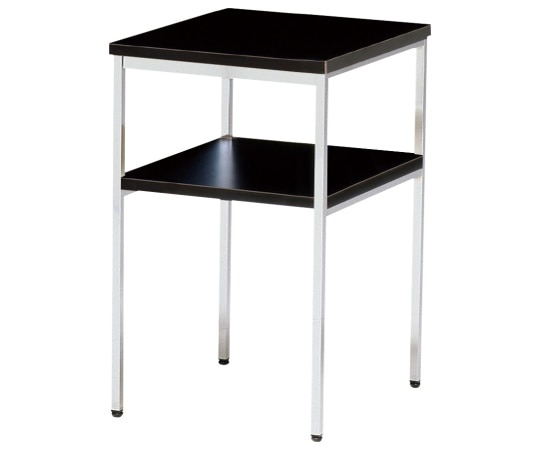 弘益 電話台 メッキ ブラック T-45B(BK) 1個(ご注文単位1個)【直送品】