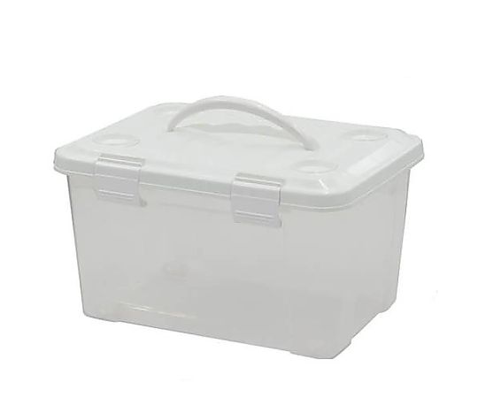 アズワン 420x310x250mm/20L 収納ケース(8個) EA506MF-2BA 1セット（ご注文単位1セット）【直送品】