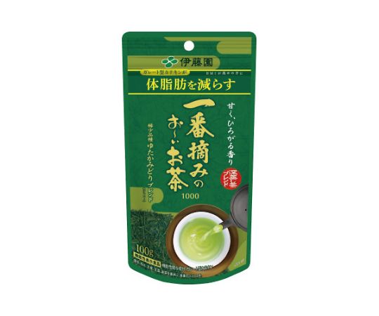 伊藤園 一番摘みのおーいお茶1000 ゆたかみどり100g 63342 1袋※軽（ご注文単位1袋）【直送品】
