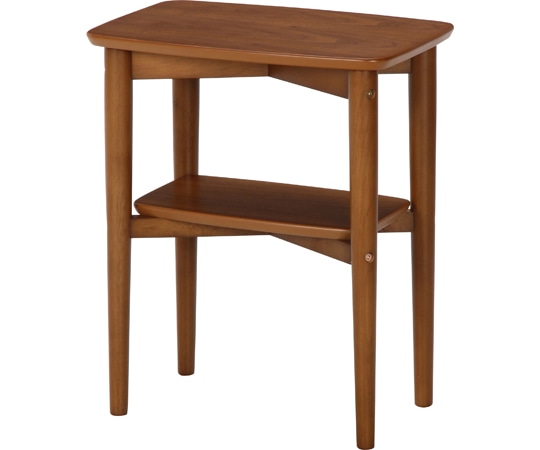 不二貿易 サイドテーブル ノルン スクエア 6806-5SFV-4530MBR 96476 1個（ご注文単位1個）【直送品】