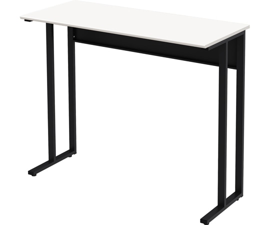 Y2K コンパクトデスク1200ハイタイプ 天板:ホワイト/脚:ブラック 1台(ご注文単位1台)【直送品】