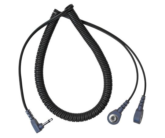 DESCO コード コイル式 2線方式 1.83m 4mm×2 L型端子 19862 1本 (ご注文単位1本)【直送品】