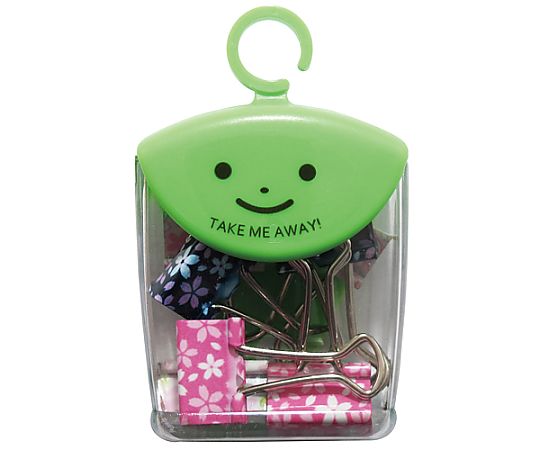 ミツヤ ダブルクリップ19mm 桜 8個×5箱入 TM-71-SK 1ケース（ご注文単位1ケース）【直送品】