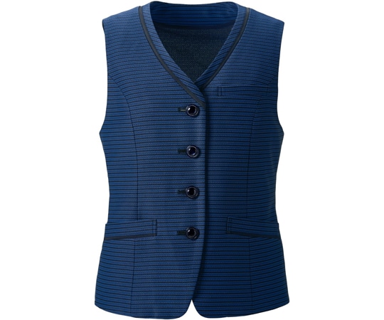 カーシーカシマ ENJOY ベスト ロイヤルブルーボーダー 11号 ESV894 1枚（ご注文単位1枚）【直送品】