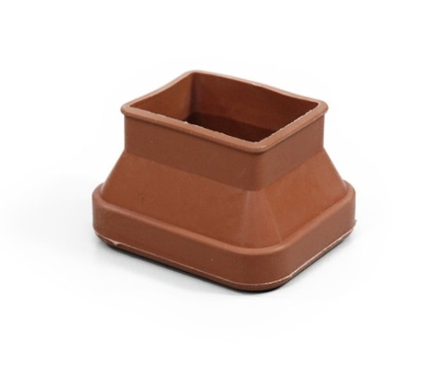 光 フリーサイズゴム脚キャップ 長角 茶 30×40~40×52mm用 4個入 FG43-5401 1パック(ご注文単位1パック)【直送品】