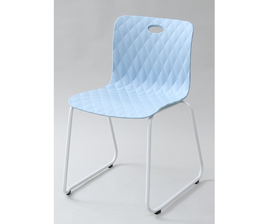 山善(YAMAZEN) おしゃれスタッキングチェア スカイ ATC-46(SKY) 1脚(ご注文単位1脚)【直送品】