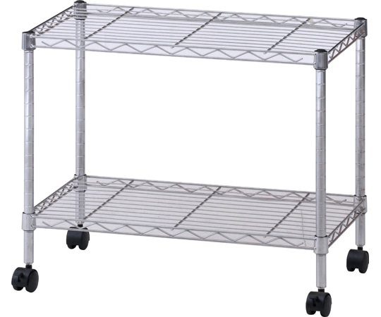 不二貿易 メタルTVラック2段 MTV-2CR 91783 1個(ご注文単位1個)【直送品】