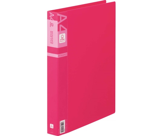 ライオン事務器 リングファイル ミナノ レッド RF-223M 1冊(ご注文単位1冊)【直送品】