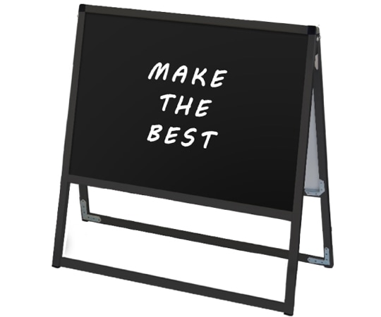 常磐精工 ブラックバリウススタンド看板 ブラックボード B2横両面 BVASKBB-B2YR 1個（ご注文単位1個）【直送品】