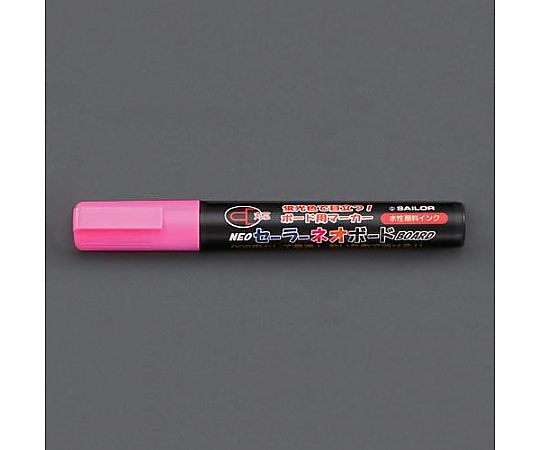 エスコ [桃/中字] 水性ネオボードマーカー EA765MW-53 1本(ご注文単位1本)【直送品】