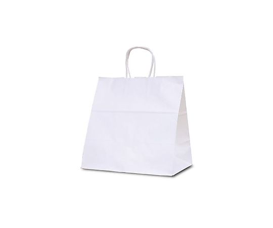 ベルベ 手提袋 自動紐手提袋 T-7W 白無地 200枚 1798 1ケース（ご注文単位1ケース）【直送品】