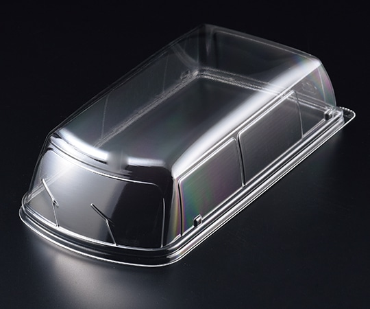 スミ お子さまランチ用弁当容器 エスコン Fランチワゴン 透明 1ケース(800個入) 8907201 1ケース(ご注文単位1ケース)【直送品】