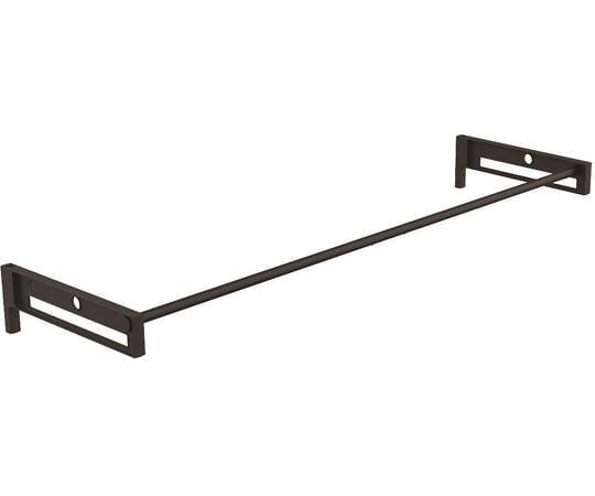 オークス ランドリーホルダー&ポールセット S 1本 ブラック TGS52004BK 1台(ご注文単位1台)【直送品】