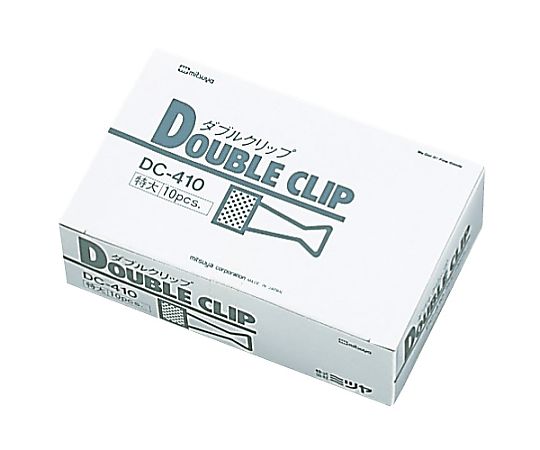 ミツヤ ダブルクリップ特大 10個入 DC-410 1箱（ご注文単位1箱）【直送品】