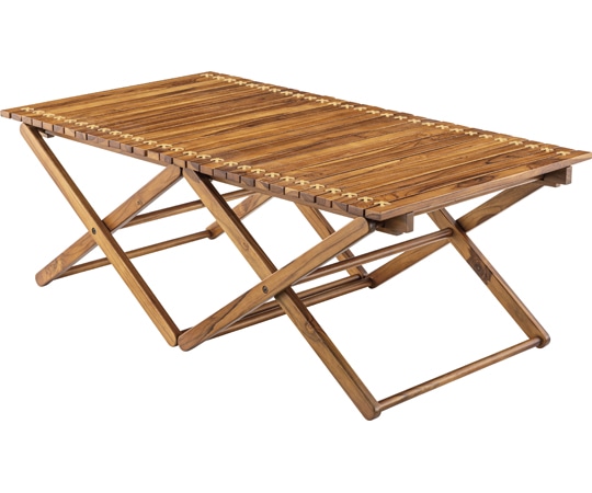 東谷 ロールトップテーブル ブラウン TTF-928 1個（ご注文単位1個）【直送品】