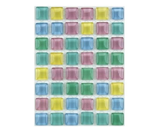 ミキ(車いす) ガラスモザイクタイル MIX パステル MKG-09MIX 1個(ご注文単位1個)【直送品】
