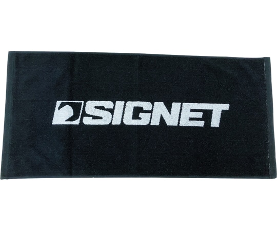 SIGNET フェイスタオル 黒色 99946 1枚（ご注文単位1枚）【直送品】