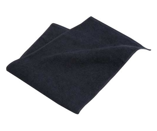 三和 220匁スレン染めフェイスタオル ブラック 1ケース(300枚入) GSW221BK 1ケース（ご注文単位1ケース）【直送品】