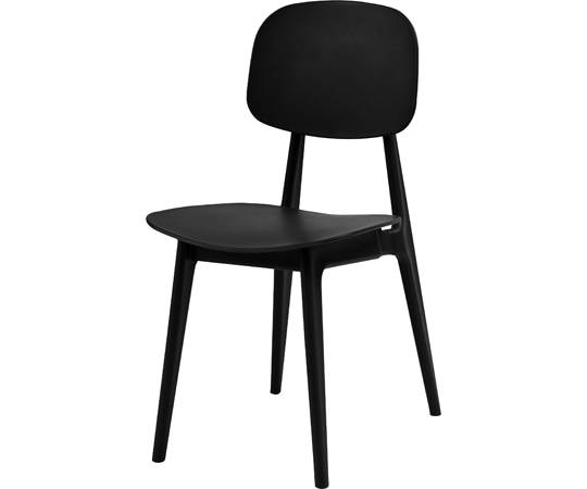 東谷 オーディナリー チェア ブラック PC-973BK 1個（ご注文単位1個）【直送品】