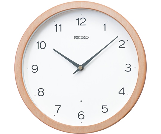 セイコー 電波掛時計 φ270×48mm 薄茶 KX267B 1個(ご注文単位1個)【直送品】